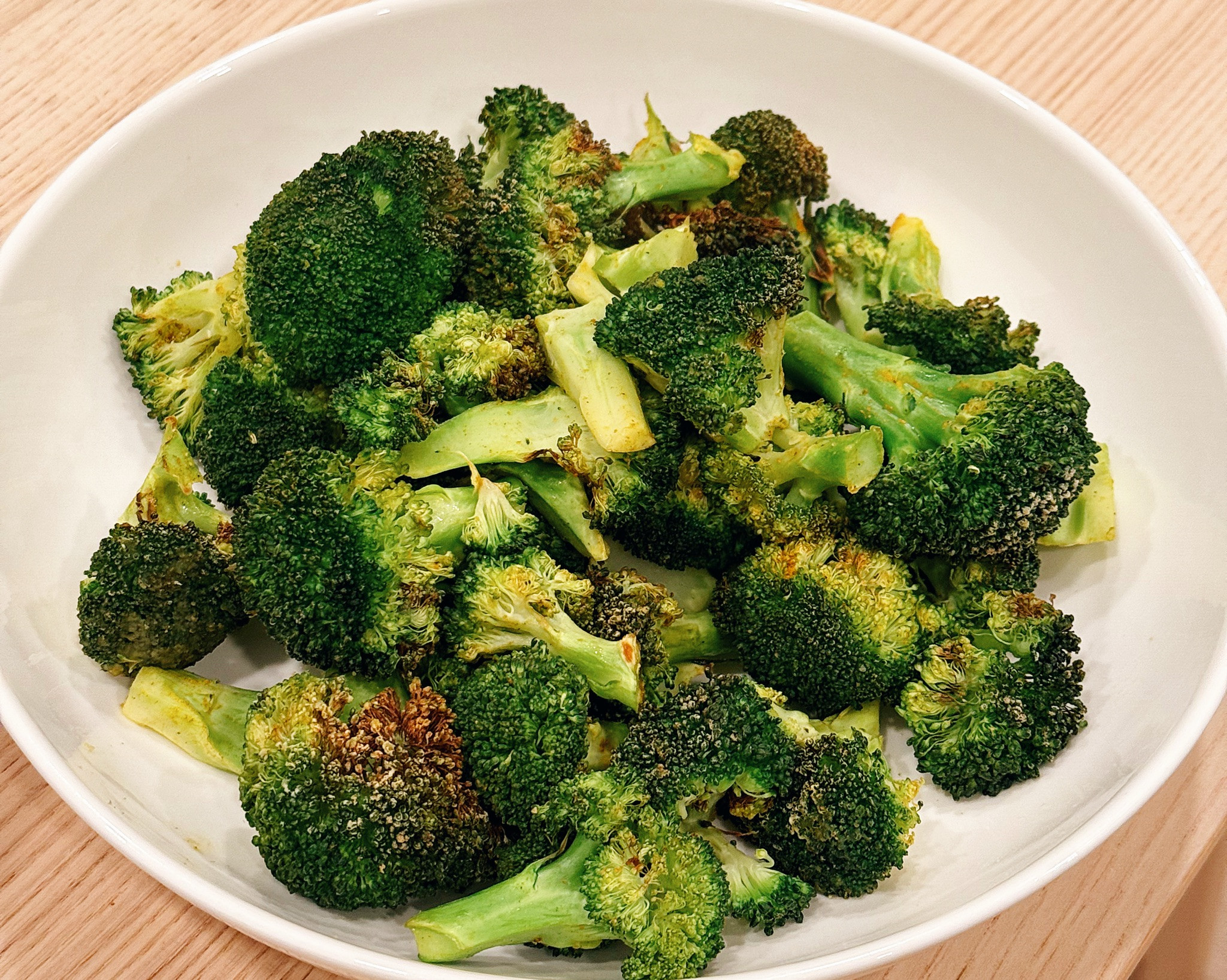 氣炸咖喱味花椰菜