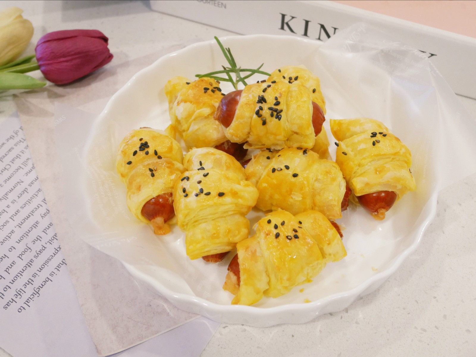 氣炸鍋「酥皮熱狗捲」秒殺的酥脆口感！！